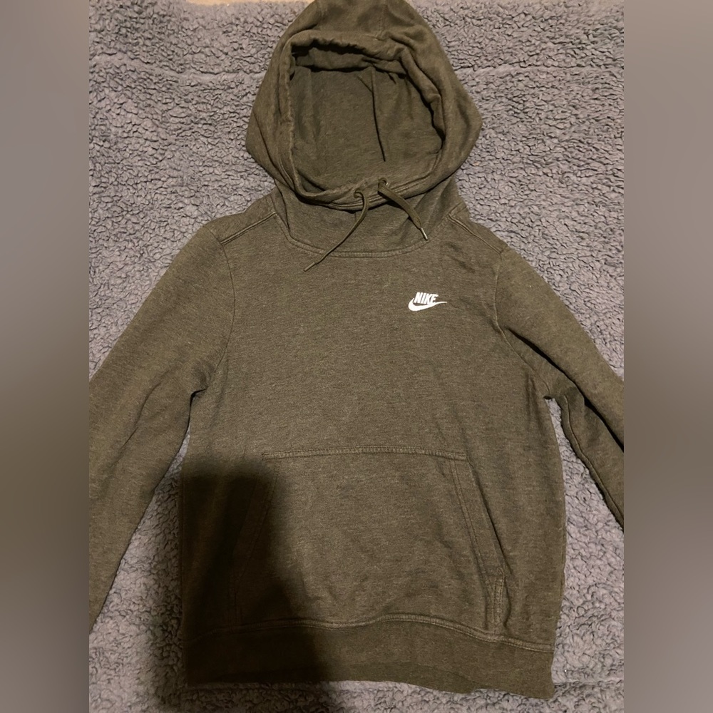 Nike hoodie olive green